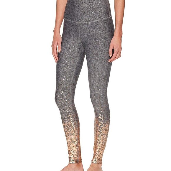 BEYOND YOGA Alloy Ombre Speckled Midi Leggings Size XS - Picture 2 of 15